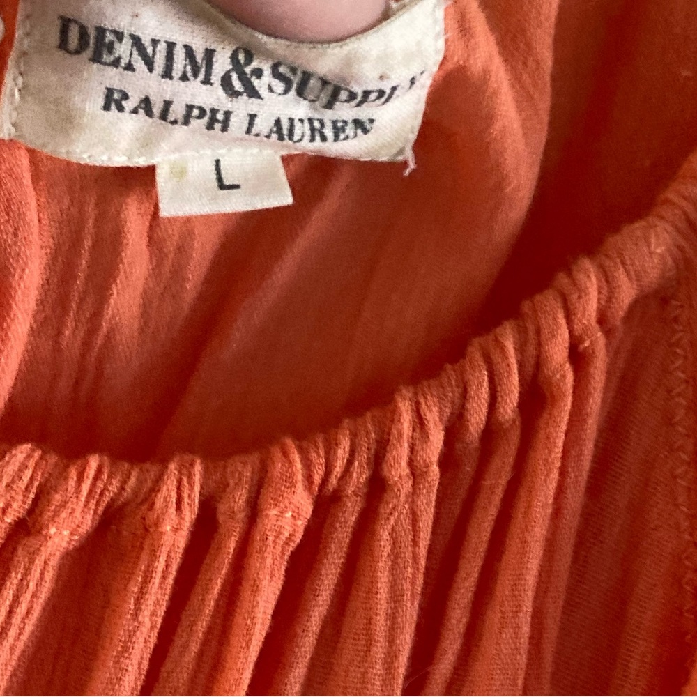 Denim & Supply Boho Blouse; off the shoulder optional; great condition - Picture 5 of 10